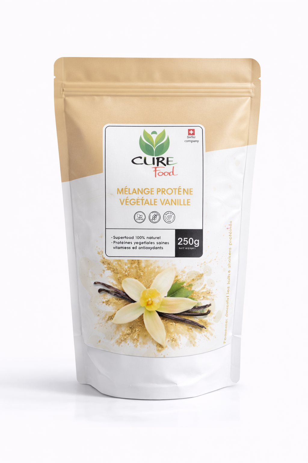 Mélange Protéine Végétale Vanille CureFood