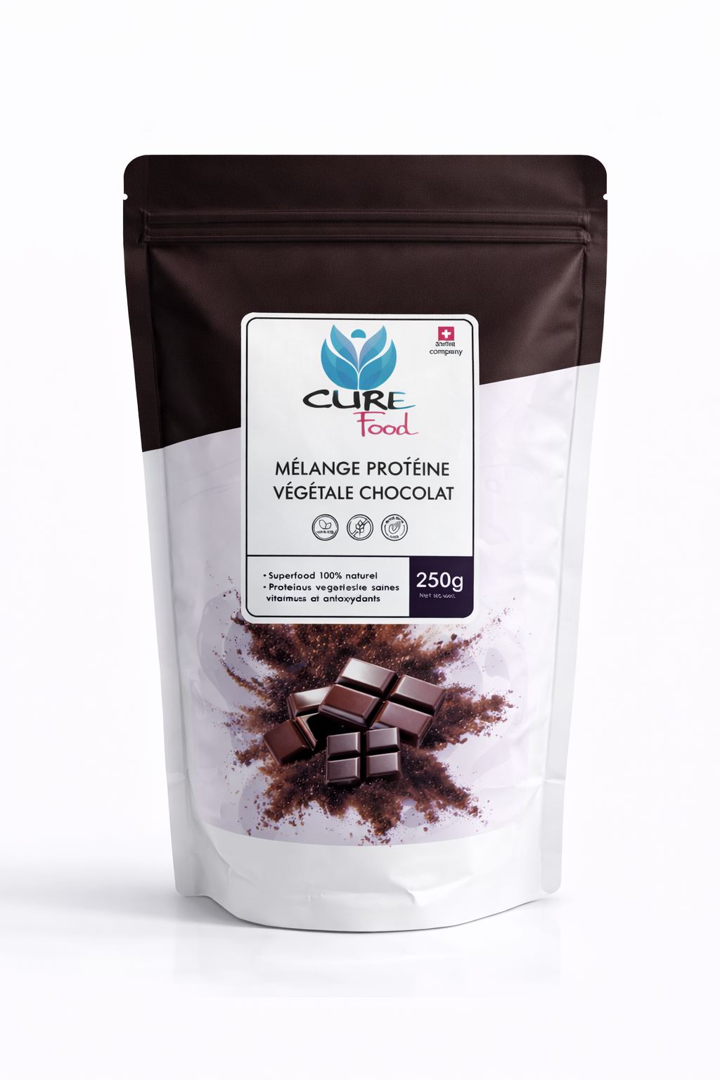 Mélange Protéine Végétale Chocolat CureFood