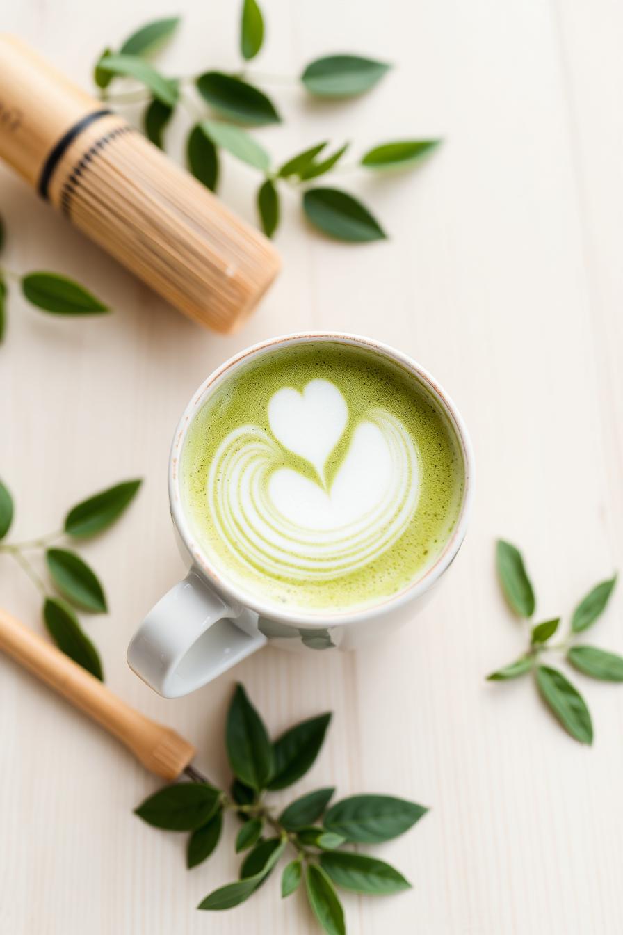 Matcha latte lifestyle